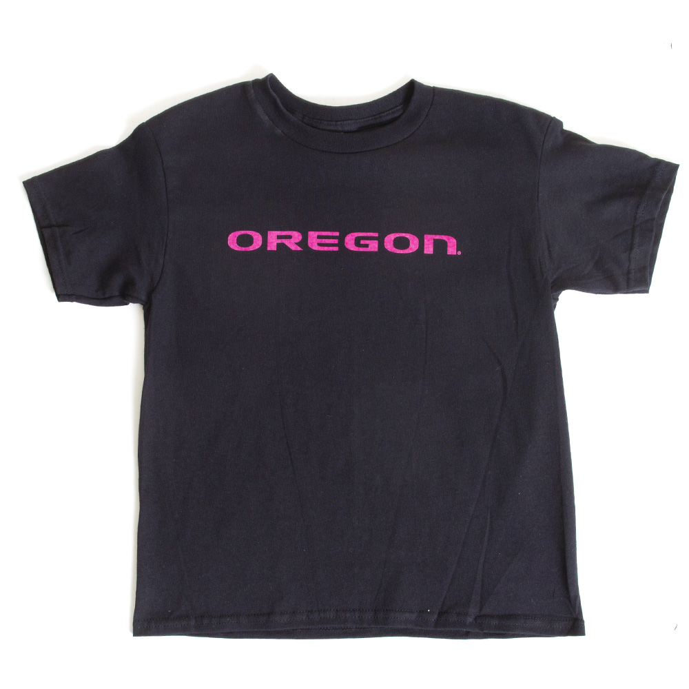 Oregon, McKenzie SewOn, Black, Crew Neck, Kids, Youth, 649434